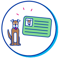 Picto chien carte d'identit&eacute;