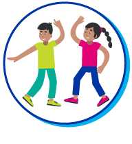 Picto enfant danse