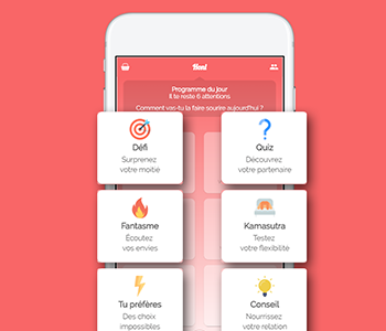application Saint Valentin