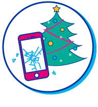 Picto Noel smartphone