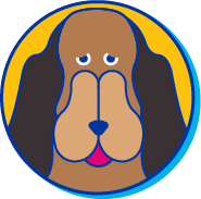 Picto chien de st-hubert