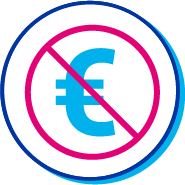 Picto argent barr&eacute;