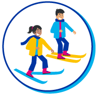 Picto enfant ski
