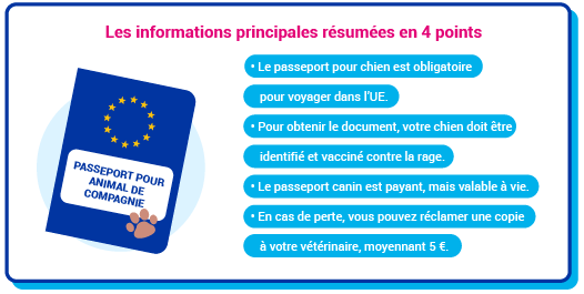 passeport chien