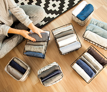 Linge pli&eacute;