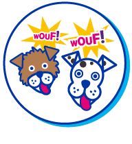 Picto aboiements chien