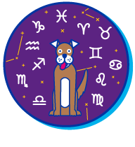 Picto chien astrologie