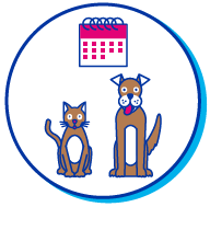 Calendrier chien chat