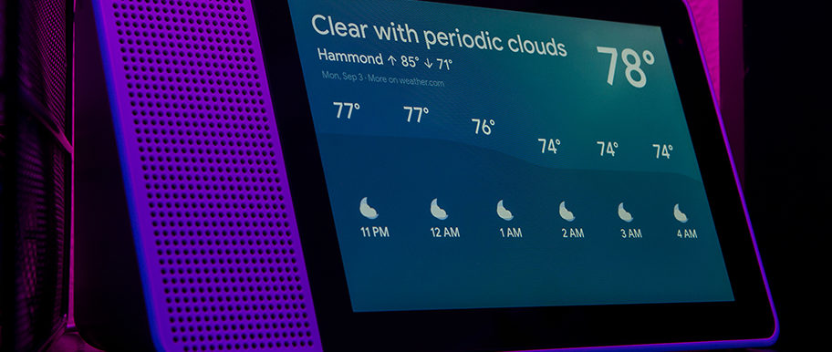 Lenovo Smart Display sur tablette