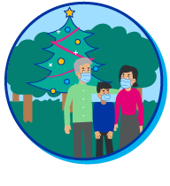 Picto Noel famille