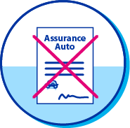 Picto assurance barr&eacute;e