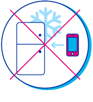 En cas de surchauffe, ne placez jamais votre Iphone dans le frigo