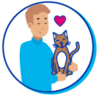 Picto chat et ma&icirc;tre