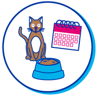 Picto calendrier chat