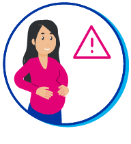 Picto femme enceinte attention