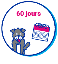 Picto chien calendrier