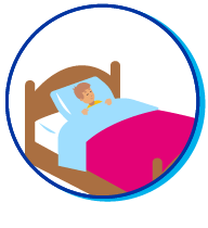 Picto enfant dort