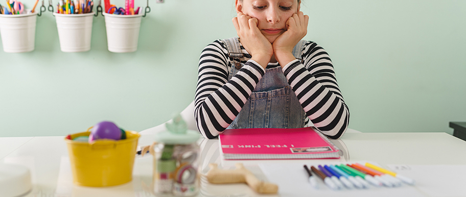 enfant qui ne veut pas travailler