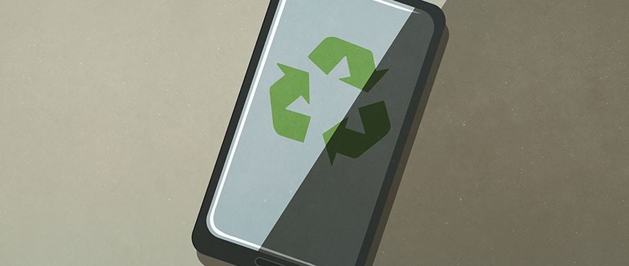 Recyclage téléphone