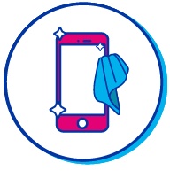 Picto smartphone chiffon