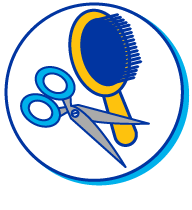 Picto brosse ciseaux
