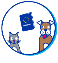 Picto chien chat passeport