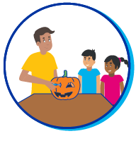 Picto citrouille halloween