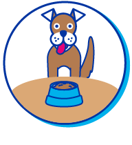 Picto chien pat&eacute;e