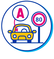 Picto Conduite A Limitation Vitesse 80