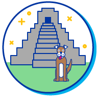 Picto chien temple