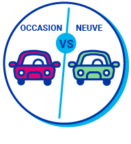Picto voiture vs occasion