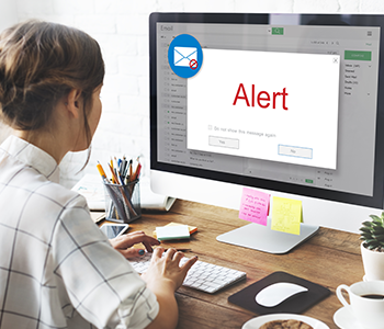 message d'alerte ordinateur