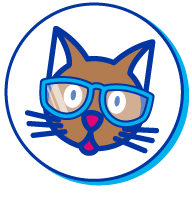 Picto chat lunette