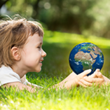 enfants dans la nature