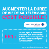Garantie Carrefour + : Comment prolonger la durée de vie de sa télévision ?