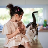 chat chocolat