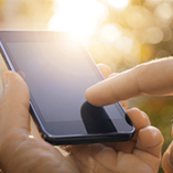 téléphone exposé au soleil
