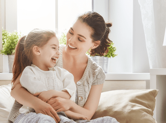 Moment de partage mère et fille