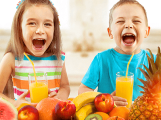 Enfants fruits