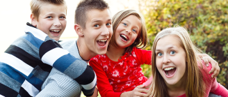 enfants heureux