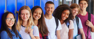 groupe d'étudiants à l'école