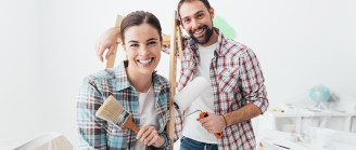 couple en rénovation