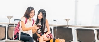 filles sur le départ pour l'étranger