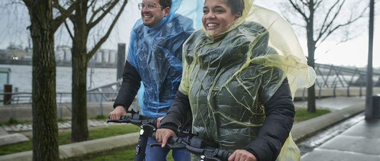 trottinette pluie