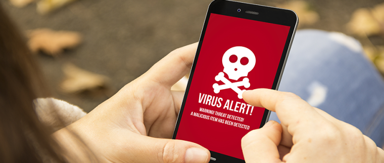 virus sur le téléphone