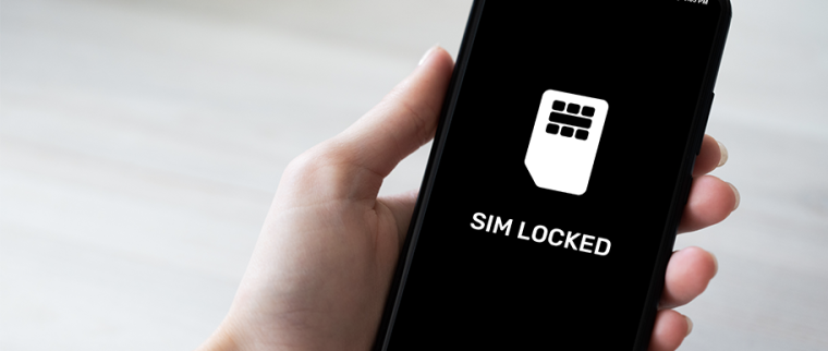 téléphone portable avec la sim bloquée